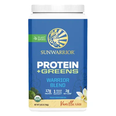 Sunwarrior Protein Warrior Blend + Greens 750 g csokoládé