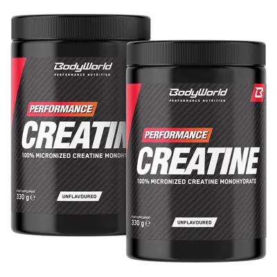 2x BodyWorld Micronized Creatine 330 g körte-citrom