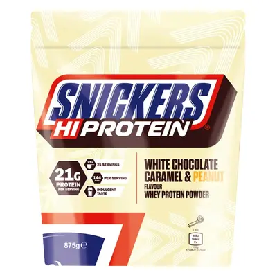 Mars Snickers White HiProtein Powder 875 g fehér csokoládé-karamell-földimogyoró