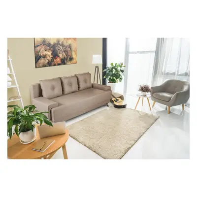 Roma Lux Beige kanapéágy 205x90x86 cm + tárolódoboz, bézs