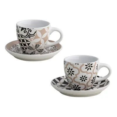 Alhambra 2 db Kávéscsésze kistányérral, Brandani, 90 ml, porcelán