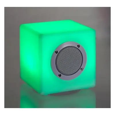 LED lámpa Bluetooth hangszóróval, Bizzotto Cube, 7 szín, USB kábel + távirányító, 15x15x15 cm, 1