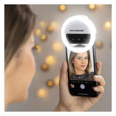 Selfie Right Light smarphone telefonokhoz InnovaGoods, újratölthető