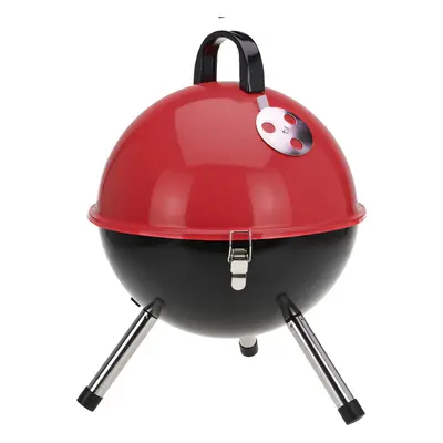 BBq Ball Grillsütő, Ø31 cm, fém, piros/fekete