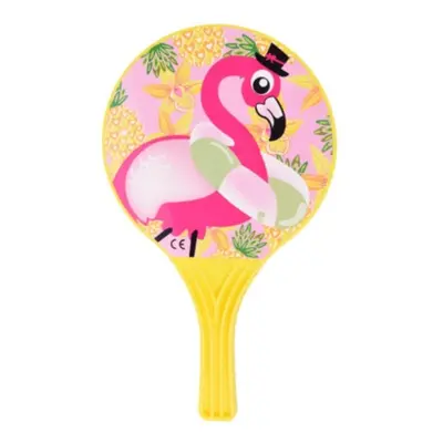 Flamingo Pingpongütő, 3 darabos, 23x38 cm, polipropilén, sárga