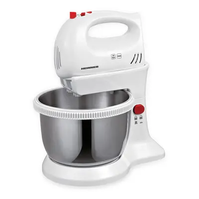 Charm tál mixer, Heinner, 300 W, 5 sebesség, fehér/szürke