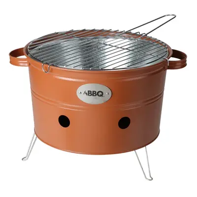 BBQ Bucket Grillsütő, 34.5x20 cm, fém, matt narancsárga