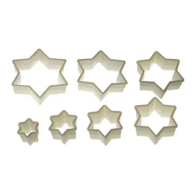 Silikomart 7 darabos készlet Star kekszformák, Ø4 cm - Ø13 cm, nejlon