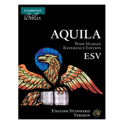 "ESV Aquila Wide-Margin Reference Bible, Black Calf Split Leather, Red-Letter Text, Es744: Xrm" 