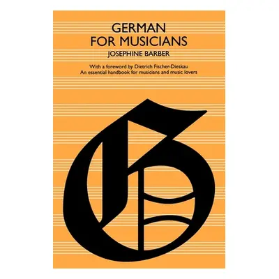 "German for Musicians" - "" ("Barber Josephine")