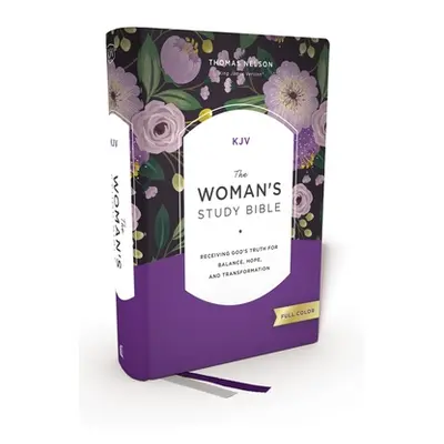 "Kjv, the Woman's Study Bible, Hardcover, Red Letter, Full-Color Edition, Comfort Print: Receivi