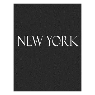 "New York: White Black Decorative Book to Stack Together on Coffee Tables, Bookshelves and Inter