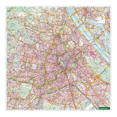 "Marker board: Vienna 1:20,000, districts pink" - "" ("")