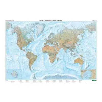 "World Physical Sea Relief Map 1:35,000,000" - "" ("")