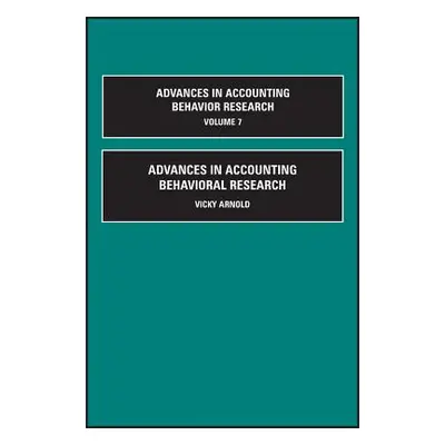 "Advances in Accounting Behavioral Research" - "" ("Arnold Vicky")