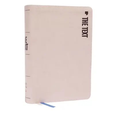 "Net, the Text Bible, Leathersoft, Stone, Comfort Print: Uncover the Message Between God, Humani