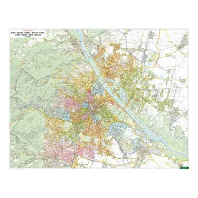 "Vienna Map Large Size, Flat in a Tube 1:15 000" - "" ("")