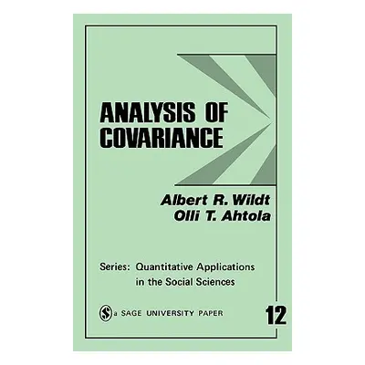 "Analysis of Covariance" - "" ("Wildt Albert R.")