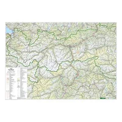 "Tyrol - Vorarlberg Map Flat in a Tube 1:200.000" - "" ("")