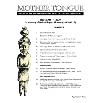 "Mother Tongue XXII" - "" ("Witzel Michael")