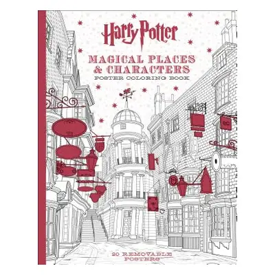 Harry Potter Magical Places & Characters Poster Coloring Book (Scholastic)