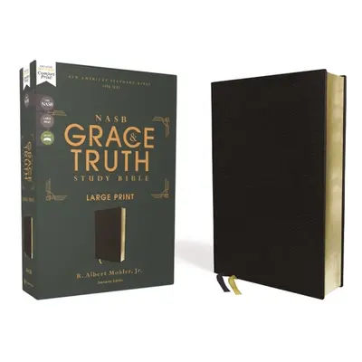 "Nasb, the Grace and Truth Study Bible, Large Print, European Bonded Leather, Black, Red Letter,