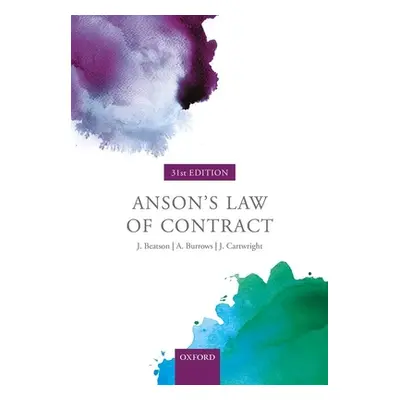 "Anson's Law of Contract" - "" ("Beatson Fba Jack")