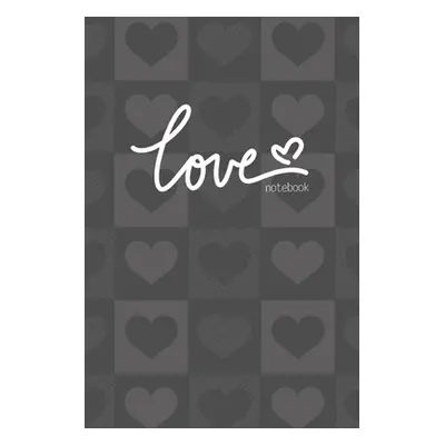 "Love Notebook, Blank Write-in Journal, Dotted Lines, Wide Ruled, Medium (A5) 6 x 9 In (Gray)" -