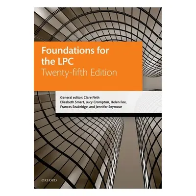 "Foundations for the Lpc" - "" ("Firth Clare")