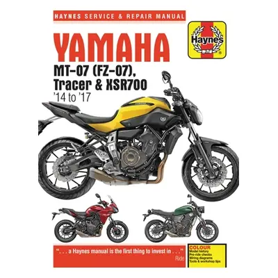 "Yamaha MT-07 (Fz-07), Tracer & XSR700 Service and Repair Manual" - "(2014 - 2017)" ("Coombes Ma