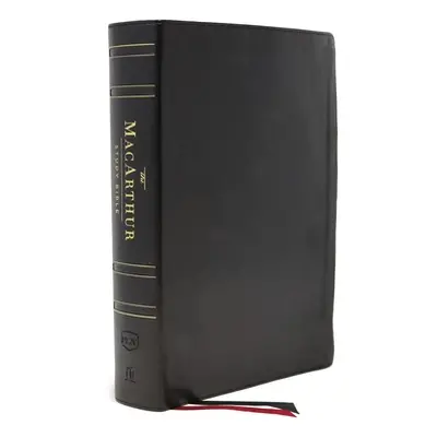 "Nkjv, MacArthur Study Bible, 2nd Edition, Genuine Leather, Black, Thumb-Indexed, Comfort Print: