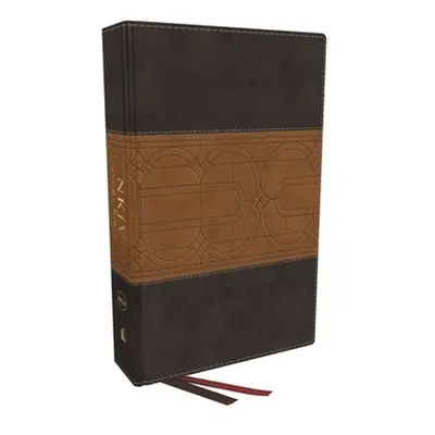 "NKJV Study Bible, Leathersoft, Brown, Full-Color, Thumb Indexed, Comfort Print: The Complete Re