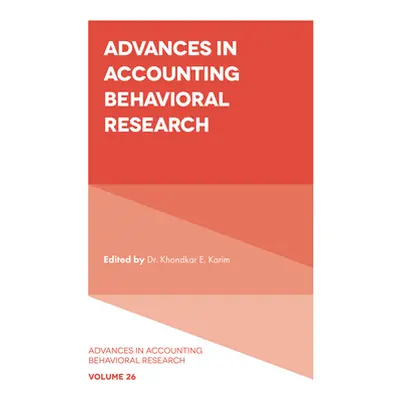 "Advances in Accounting Behavioral Research" - "" ("Karim Khondkar E.")