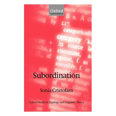 "Subordination" - "" ("Cristofaro Sonia")