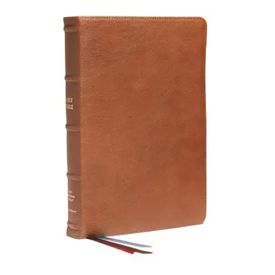 "Nkjv, End-Of-Verse Reference Bible, Personal Size Large Print, Premium Goatskin Leather, Brown,