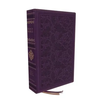 "Kjv, Sovereign Collection Bible, Personal Size, Leathersoft, Purple, Thumb Indexed, Red Letter 