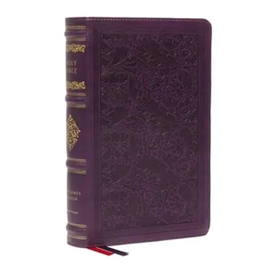 "Kjv, Wide-Margin Reference Bible, Sovereign Collection, Leathersoft, Purple, Red Letter, Comfor