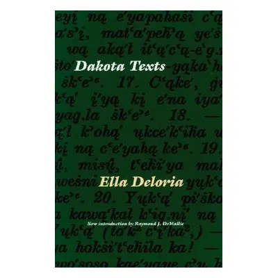 "Dakota Texts" - "" ("Demallie Raymond J.")