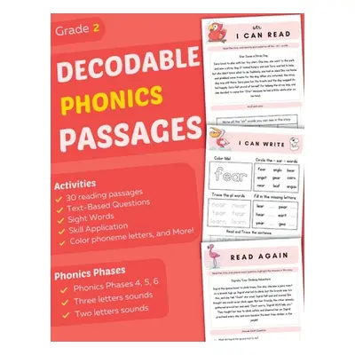 "Decodable Phonics Passages Grade 2: Strengthen Reading and Comprehension Skills for Kids, Fun a