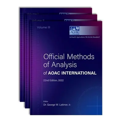 "Official Methods of Analysis of Aoac International: 3-Volume Set" - "" ("International Aoac")