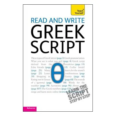 "Read and Write Greek Script" - "" ("Hunt Sheila")