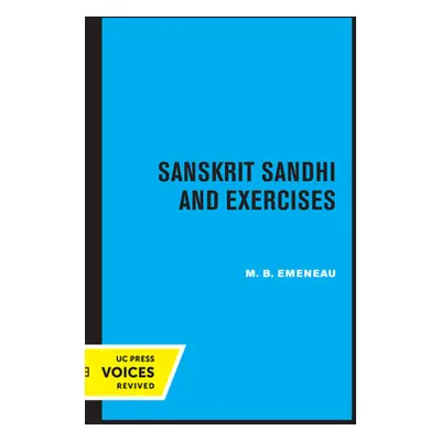 "Sanskrit Sandhi and Exercises, Revised Edition" - "" ("Emeneau M. B.")