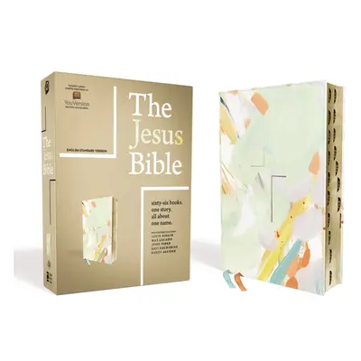 "The Jesus Bible, ESV Edition, Leathersoft, Multi-Color/Teal, Indexed" - "" ("Passion")