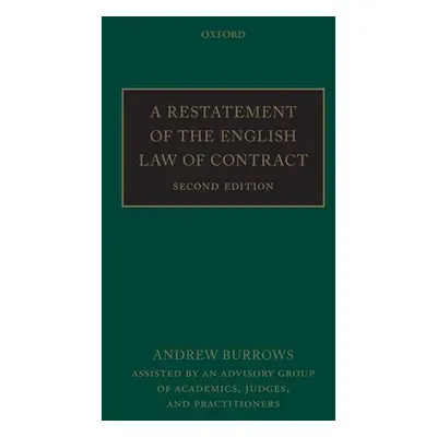 "A Restatement of the English Law of Contract" - "" ("Burrows Andrew")