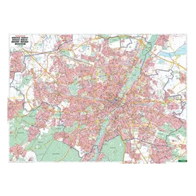 "Munich Map Flat in a Tube 1:22 500" - "" ("")