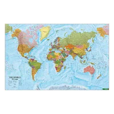 "World Xxl Map Poster, Flat in a Tube, Xxlarge 1:20 000 000" - "" ("")