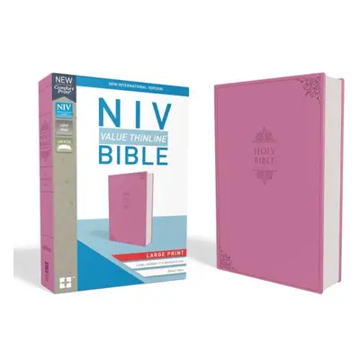 "NIV, Value Thinline Bible, Large Print, Imitation Leather, Pink" - "" ("Zondervan")