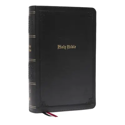 "Kjv, Personal Size Large Print Single-Column Reference Bible, Leathersoft, Black, Red Letter, T