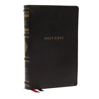 "Kjv, Wide-Margin Reference Bible, Sovereign Collection, Genuine Leather, Black, Red Letter, Com