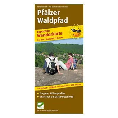 "Palatinate Forest Path, hiking map 1:25,000" - "" ("")